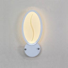 Lámpara de pared con función de pintura contemporánea moderna integrada para luz ambiental.