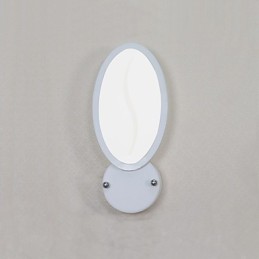 Lámpara de pared con función de pintura contemporánea moderna integrada para luz ambiental.