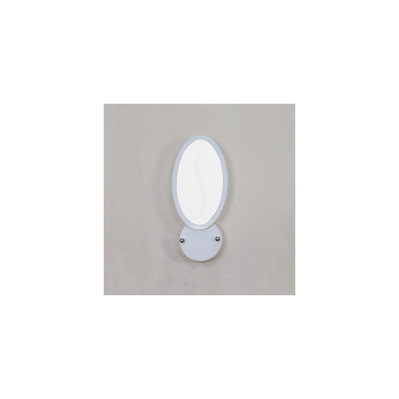 Lámpara de pared con función de pintura contemporánea moderna integrada para luz ambiental.
