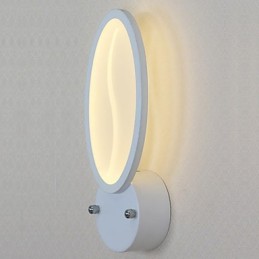 Lámpara de pared con función de pintura contemporánea moderna integrada para luz ambiental.