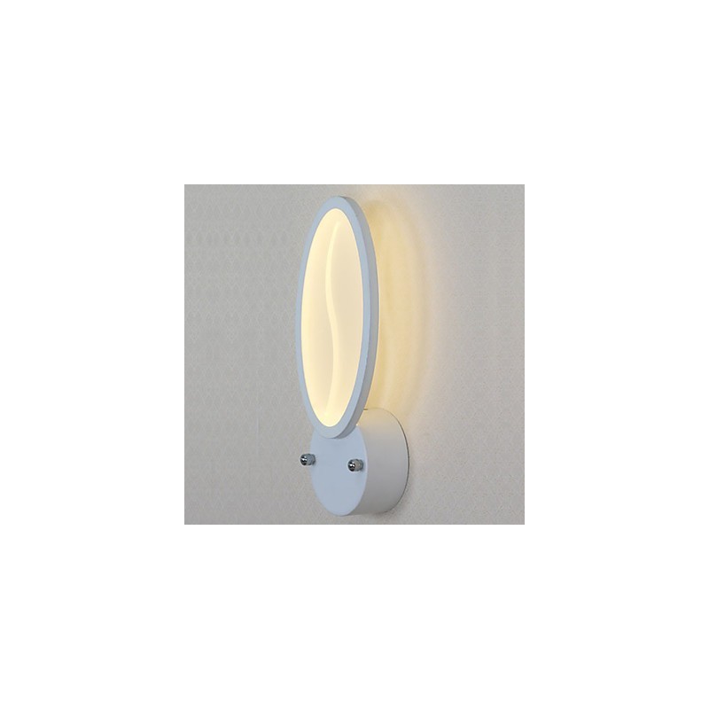 Lámpara de pared con función de pintura contemporánea moderna integrada para luz ambiental.