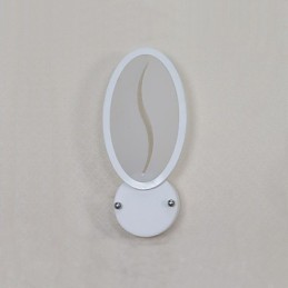 Lámpara de pared con función de pintura contemporánea moderna integrada para luz ambiental.