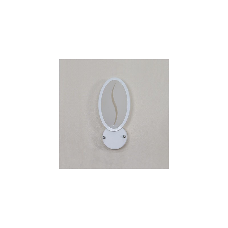 Lámpara de pared con función de pintura contemporánea moderna integrada para luz ambiental.