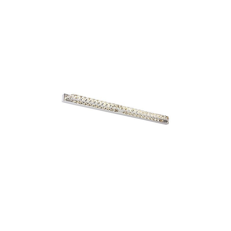 Lámpara de espejo larga de alta calidad para baño, lámpara de pared de metal y cristal.