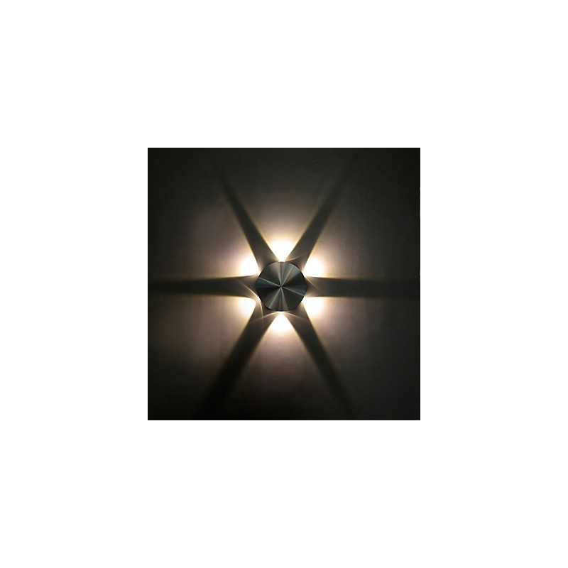 Función de pintura contemporánea moderna integrada para luces de pared con bombillas de estilo mini