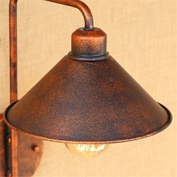 Iluminación de restaurante de cafetería con personalidad creativa decorativa de hierro retro estilo country americano