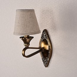Apliques de pared con luz empotrada, clásicos tradicionales, galvanizados, para protección ocular.