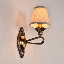Apliques de pared con luz empotrada, clásicos tradicionales, galvanizados, para protección ocular.