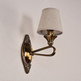 Apliques de pared con luz empotrada, clásicos tradicionales, galvanizados, para protección ocular.