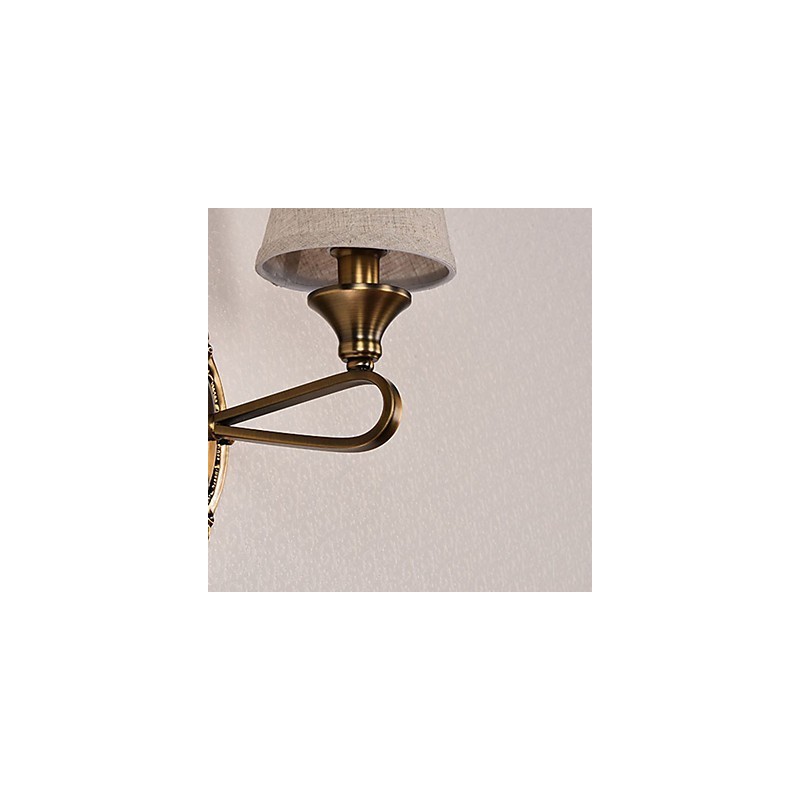 Apliques de pared con luz empotrada, clásicos tradicionales, galvanizados, para protección ocular.