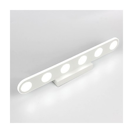 Aplique de pared moderno contemporáneo integrado para iluminación de baño con luz descendente