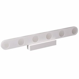 Aplique de pared moderno contemporáneo integrado para iluminación de baño con luz descendente