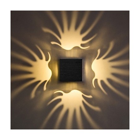 Lámpara de pared empotrada de aluminio moderna y ligera para decorar paredes Lámpara de pared empotrada de aluminio moderna y ligera para decorar paredes