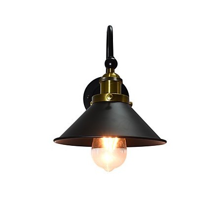 Apliques de pared Aplique de pared Lámpara de pared de hierro Lámpara de sable de luz negra tonta en la pared