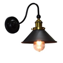 Apliques de pared Aplique de pared Lámpara de pared de hierro Lámpara de sable de luz negra tonta en la pared