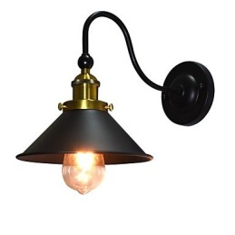 Apliques de pared Aplique de pared Lámpara de pared de hierro Lámpara de sable de luz negra tonta en la pared
