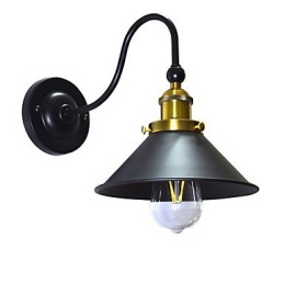 Apliques de pared Aplique de pared Lámpara de pared de hierro Lámpara de sable de luz negra tonta en la pared