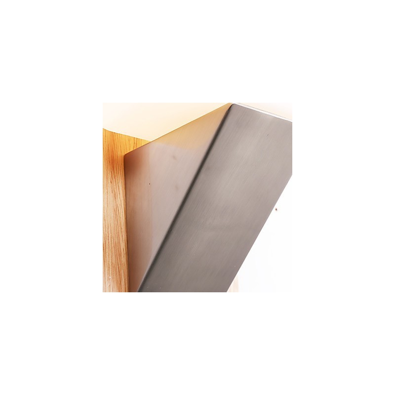Apliques de pared con luz ambiental, acabado en óxido negro contemporáneo y moderno para protección ocular.