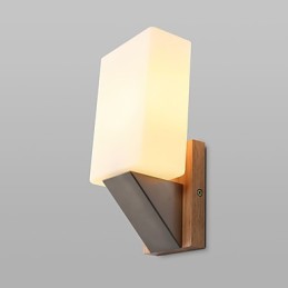 Apliques de pared con luz ambiental, acabado en óxido negro contemporáneo y moderno para protección ocular.
