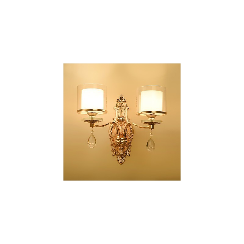 Apliques de pared con luz ambiental, modernos y contemporáneos, con acabado galvanizado, para protección ocular.
