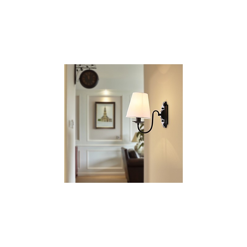 Apliques de pared con luz descendente y protección ocular con pintura contemporánea moderna