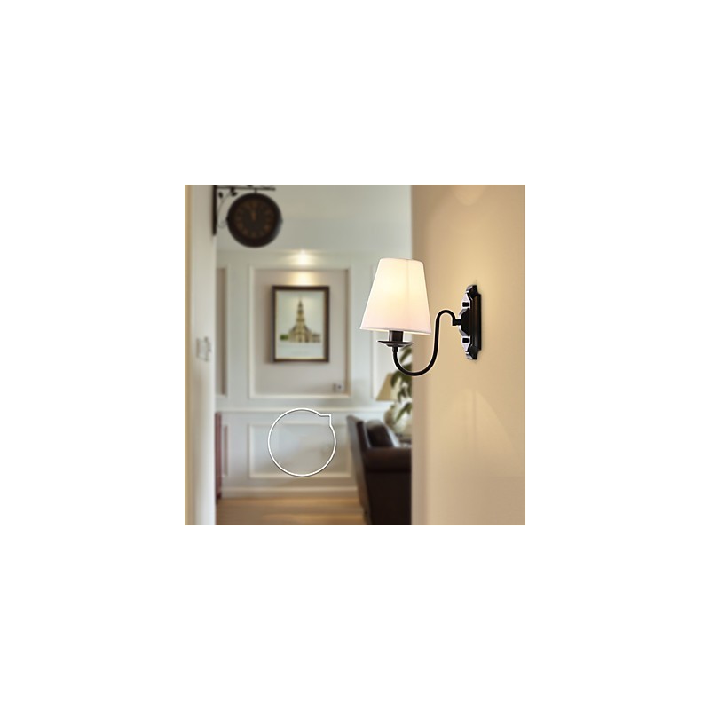 Apliques de pared con luz descendente y protección ocular con pintura contemporánea moderna
