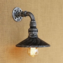 Apliques de pared con luz ambiental estilo mini con pintura retro rústica de estilo campestre.
