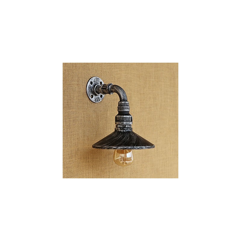 Apliques de pared con luz ambiental estilo mini con pintura retro rústica de estilo campestre.