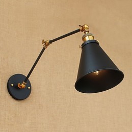 Característica de pintura rústica de estilo campestre para luz ambiental de brazo oscilante Luces de brazo oscilante