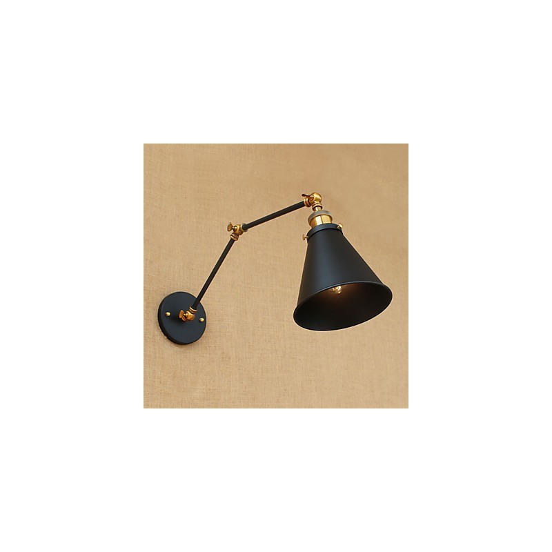 Característica de pintura rústica de estilo campestre para luz ambiental de brazo oscilante Luces de brazo oscilante