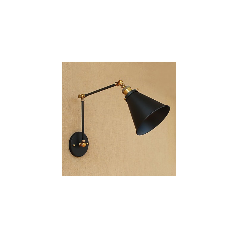 Característica de pintura rústica de estilo campestre para luz ambiental de brazo oscilante Luces de brazo oscilante
