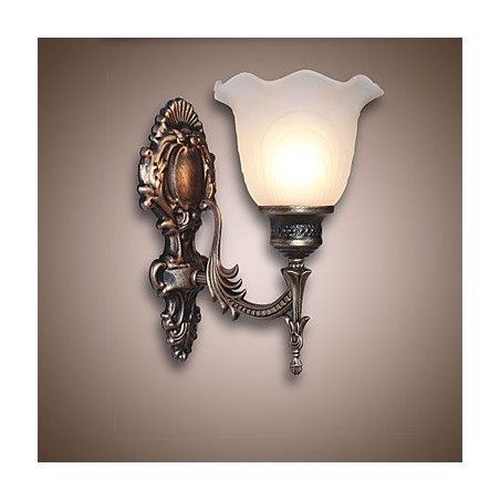 Lámpara de pared retro de estilo europeo, lámpara de pasillo de hotel, luz de pasillo, espejo, lámpara frontal, lámpara de cabecera de un solo cabezal Lámpara de pared retro de estilo europeo, lámpara de pasillo de hotel, luz de pasillo, espejo, lámpara frontal, lámpara de cabecera de un solo cabezal