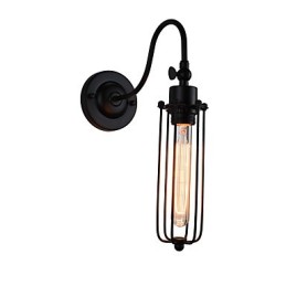 Lámpara de pared con pintura clásica tradicional rústica tipo cabaña para luces de pared empotradas.