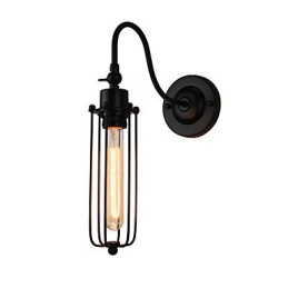 Lámpara de pared con pintura clásica tradicional rústica tipo cabaña para luces de pared empotradas.