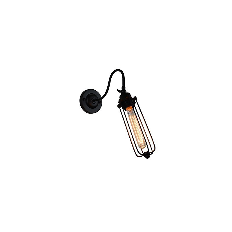 Lámpara de pared con pintura clásica tradicional rústica tipo cabaña para luces de pared empotradas.