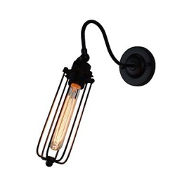 Lámpara de pared con pintura clásica tradicional rústica tipo cabaña para luces de pared empotradas.
