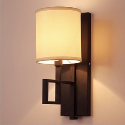 Pintura contemporánea moderna integrada para apliques de pared con luz ambiental.