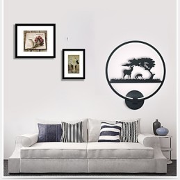 Lámpara de pared nórdica moderna minimalista de aluminio para TV, lámpara de pared para pasillo, escalera, dormitorio, lámpara de noche, lámpara de pared, luces para pasillo de hotel