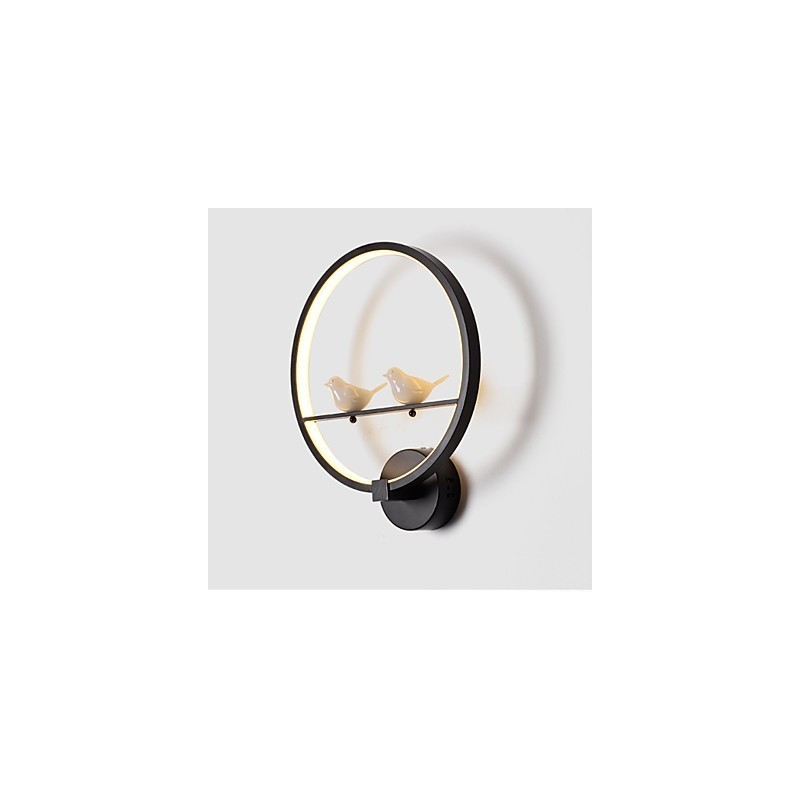 Lámpara de pared para dormitorio, lámpara de noche y personalidad creativa de la moderna lámpara de pared minimalista para pasillo y escalera circular.