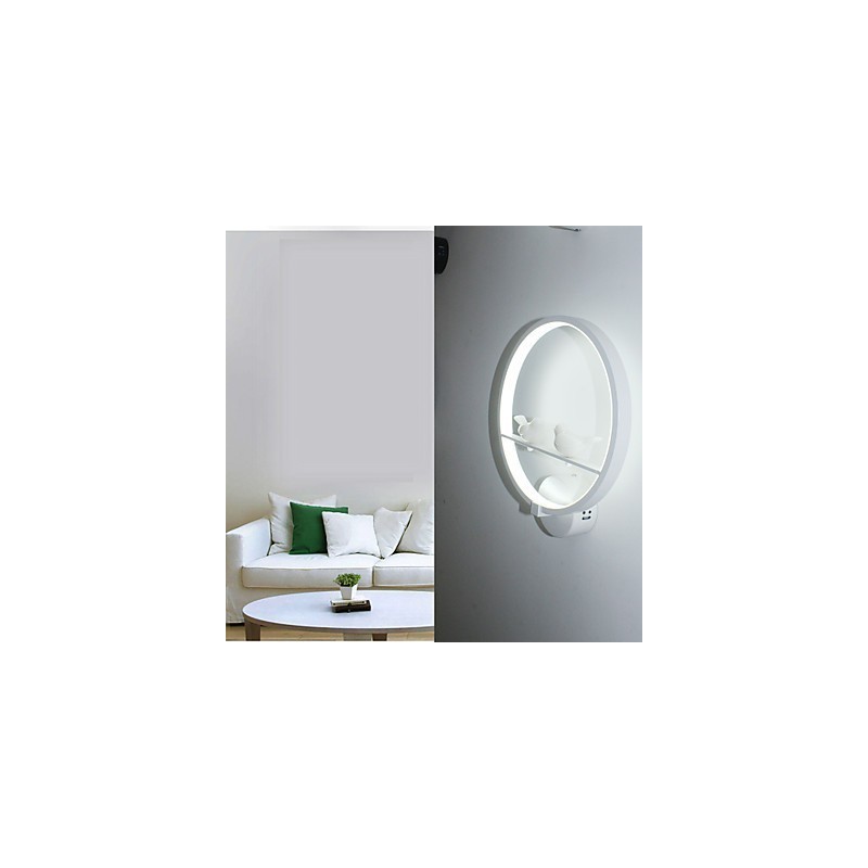 Lámpara de pared para dormitorio, lámpara de noche y personalidad creativa de la moderna lámpara de pared minimalista para pasillo y escalera circular.