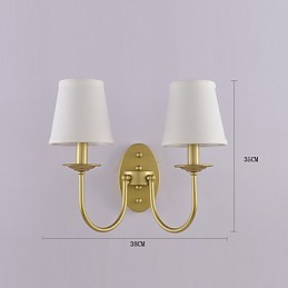 Apliques de pared con luz ambiental de pintura vintage sencilla de estilo rústico