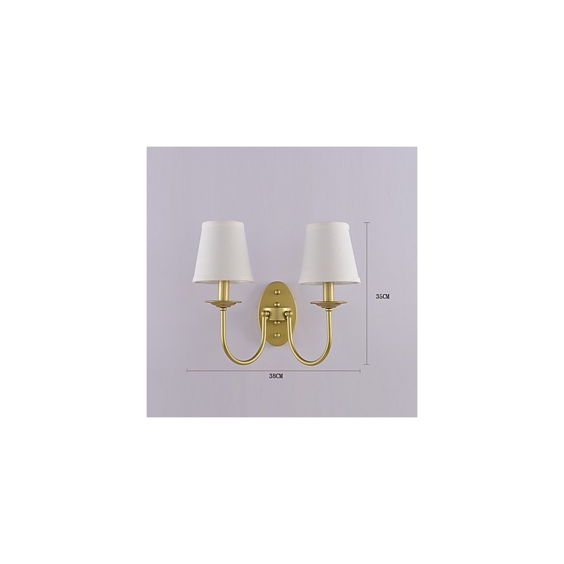 Apliques de pared con luz ambiental de pintura vintage sencilla de estilo rústico