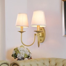 Apliques de pared con luz ambiental de pintura vintage sencilla de estilo rústico