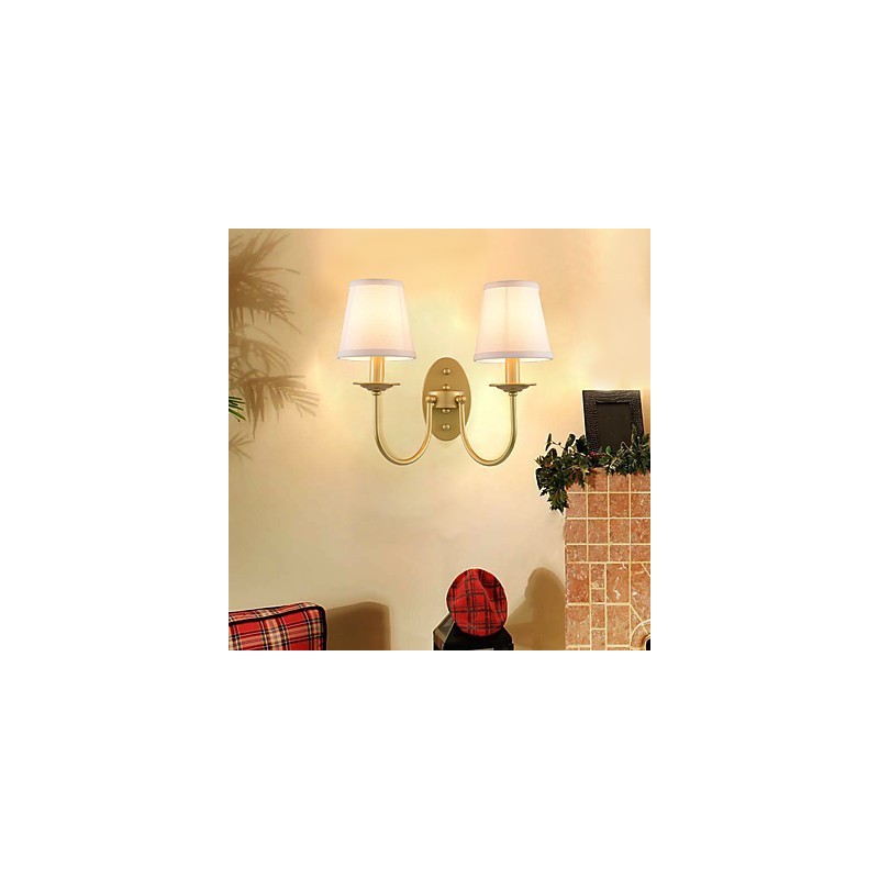 Apliques de pared con luz ambiental de pintura vintage sencilla de estilo rústico