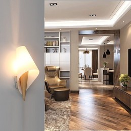 Apliques de pared con luz ambiental de estilo mini, modernos y contemporáneos.