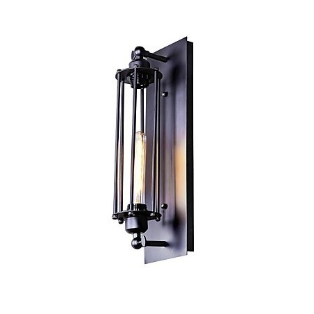 Aplique de pared con luz ambiental estilo mini con pintura retro vintage de estilo rústico de Lodge Aplique de pared con luz ambiental estilo mini con pintura retro vintage de estilo rústico de Lodge