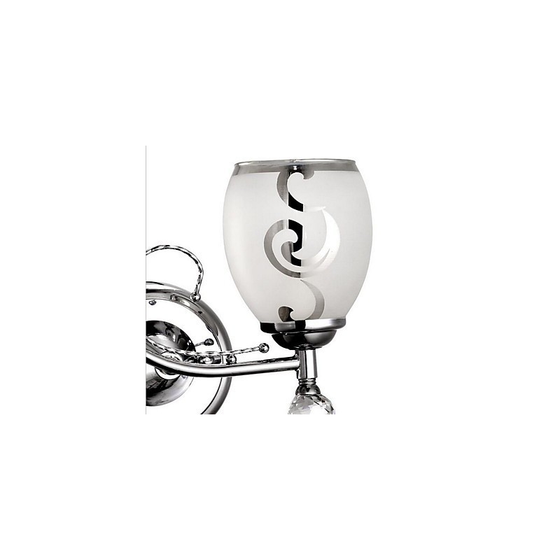 Otra característica simple para apliques de pared con luz ambiental de cristal