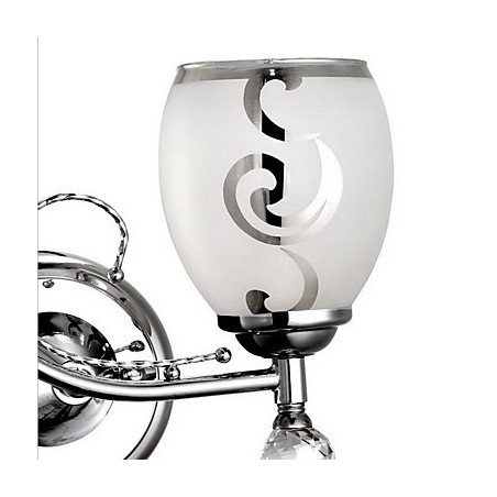 Otra característica simple para apliques de pared con luz ambiental de cristal