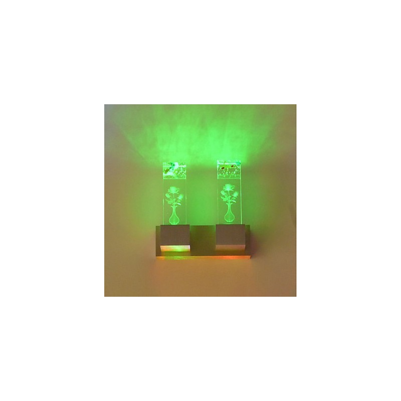 Apliques de pared con luz ambiental de estilo mini, multicolor, novedosos, lámpara de pared con luz rosa