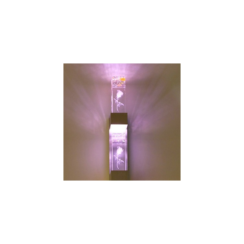 Apliques de pared con luz ambiental de estilo mini, multicolor, novedosos, lámpara de pared con luz rosa